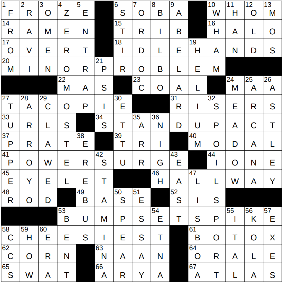 0108 25 NY Times Crossword 8 Jan 25 Wednesday NYXCrossword 0108 25 NY Times Crossword 8 Jan 25 Wednesday NYXCrossword