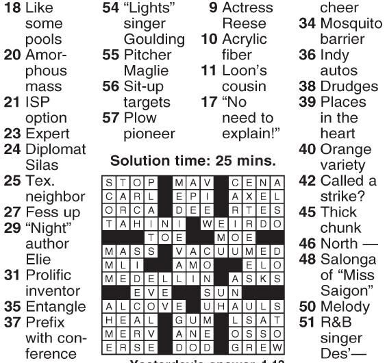 Mess Up Crossword