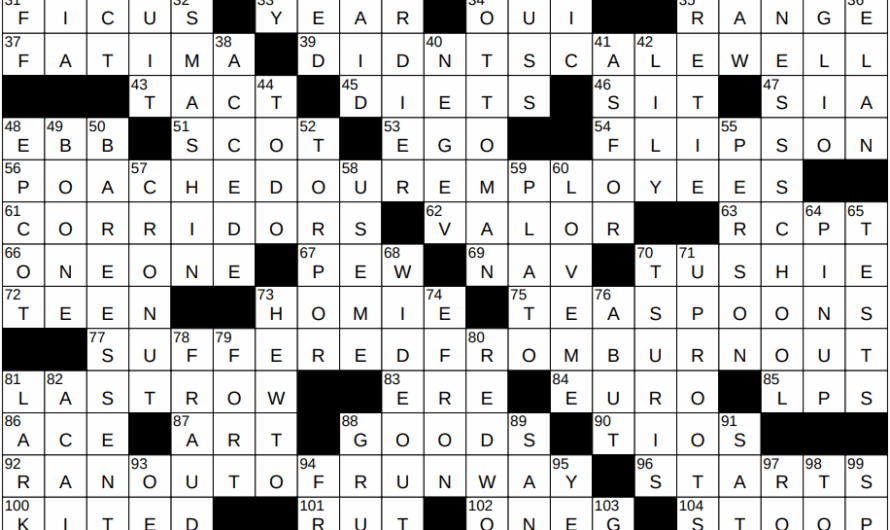 Pizzazz Crossword Clue