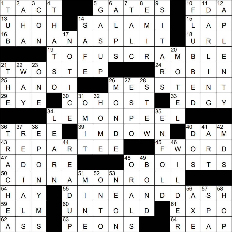 0320 23 NY Times Crossword 20 Mar 23 Monday NYXCrossword 0320 23 NY Times Crossword 20 Mar 23 Monday NYXCrossword