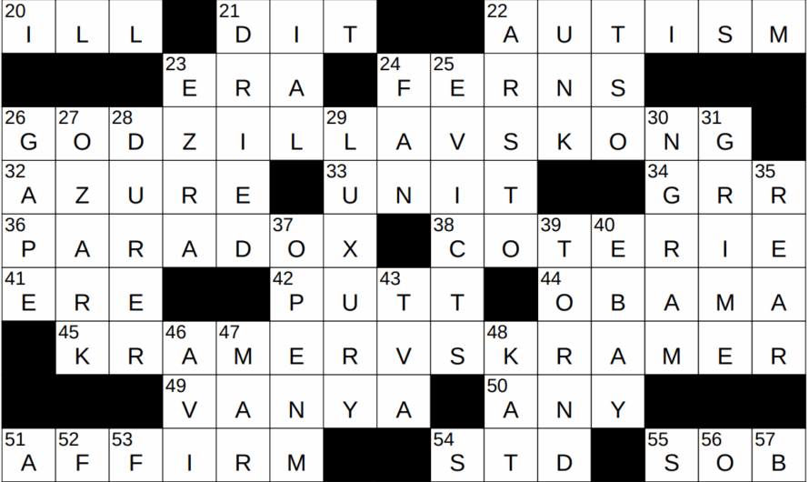 Indigo Dye Crossword Clue