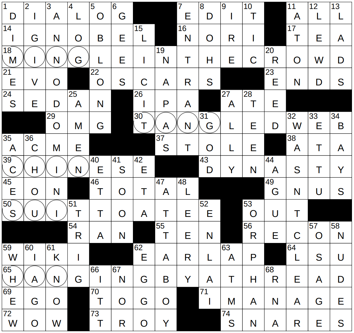 0503 22 NY Times Crossword 3 May 22 Tuesday NYXCrossword 0503 22 NY Times Crossword 3 May 22 Tuesday NYXCrossword