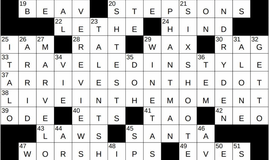 River Of Hades Crossword Clue