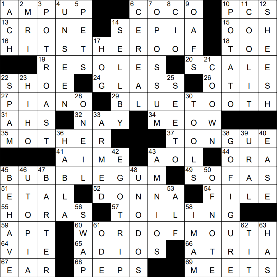 0612 23 NY Times Crossword 12 Jun 23 Monday NYXCrossword 0612 23 NY Times Crossword 12 Jun 23 Monday NYXCrossword