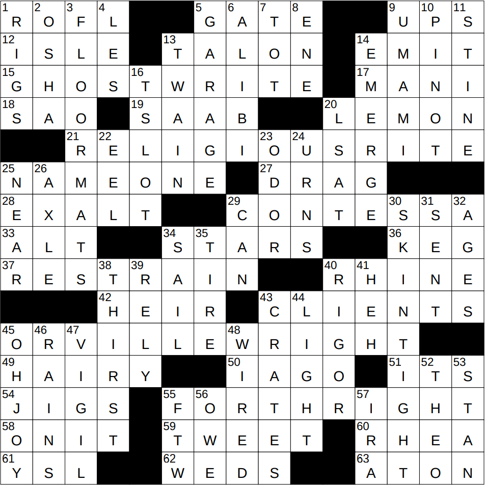 0701 24 NY Times Crossword 1 Jul 24 Monday NYXCrossword 0701 24 NY Times Crossword 1 Jul 24 Monday NYXCrossword