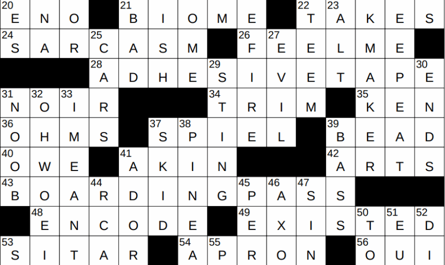 Humdinger Crossword Clue