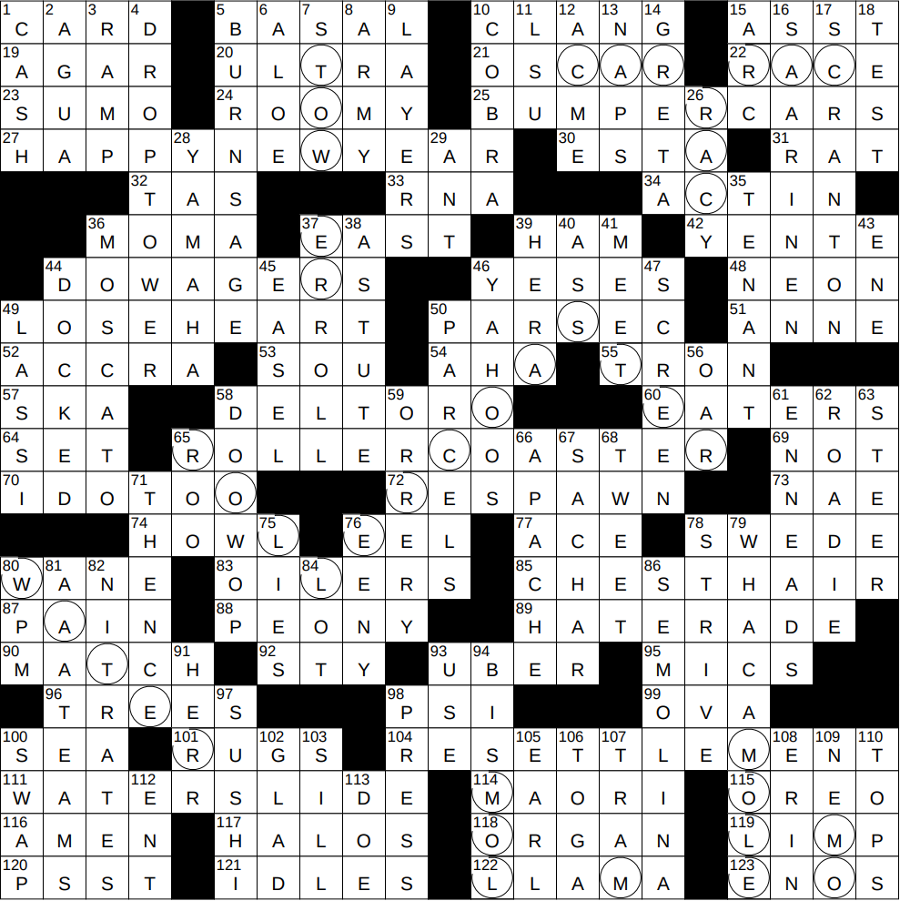 0818 24 NY Times Crossword 18 Aug 24 Sunday NYXCrossword