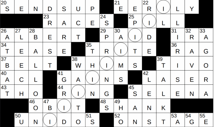 Singer Tori Crossword Clue