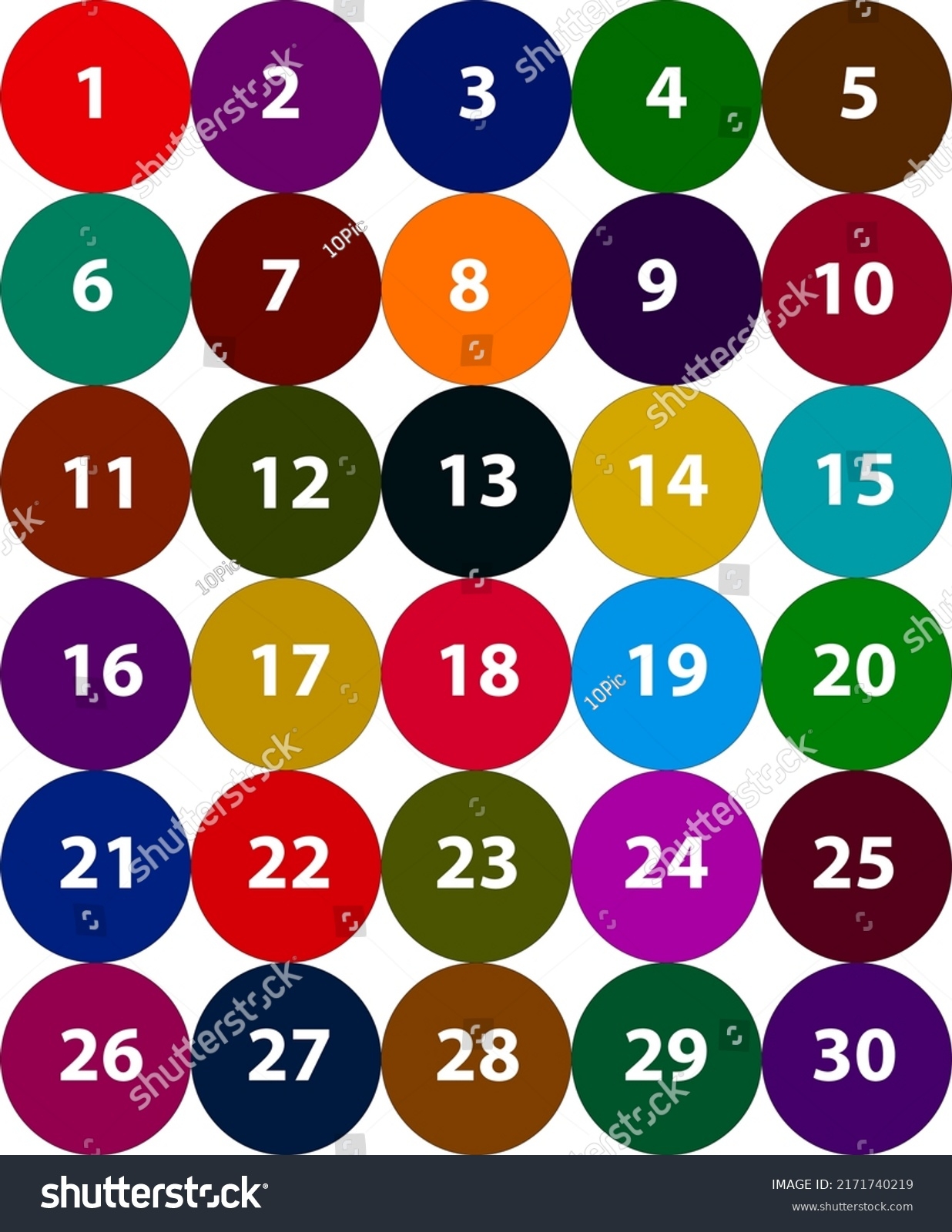 1 30 Number Chart Colorful Number Stock Vector Royalty Free 2171740219 Shutterstock 1 30 Number Chart Colorful Number Stock Vector Royalty Free 2171740219 Shutterstock