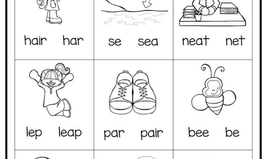 Long Vowel Activity Sheets