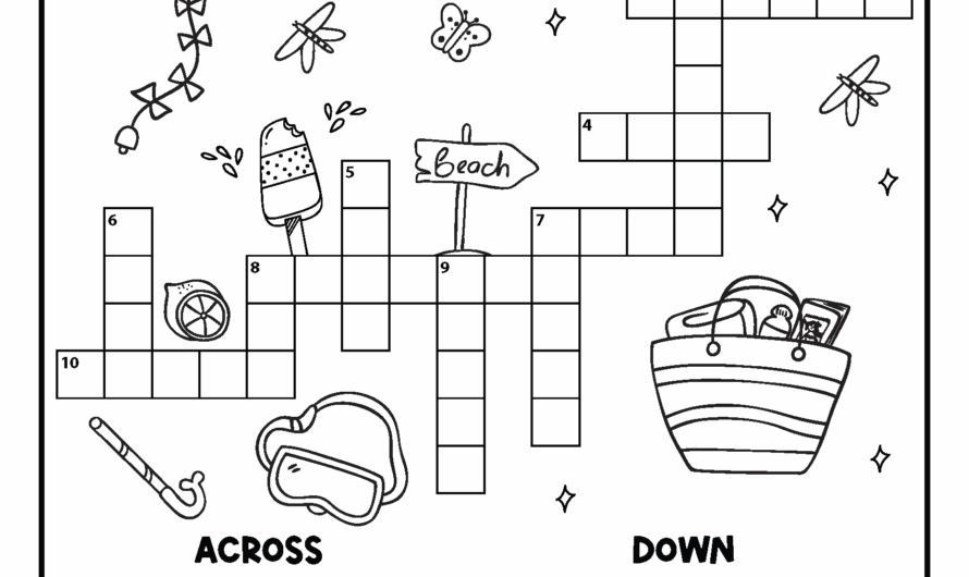 Simple Crossword Puzzles Printable