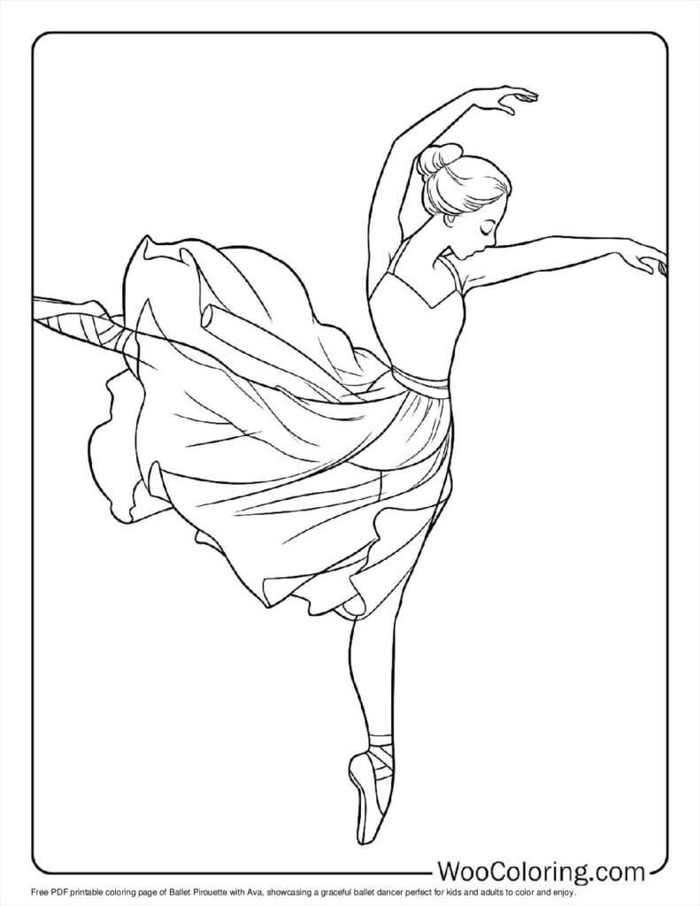 100 Dancing Coloring Pages Free PDF To Print Woo Coloring