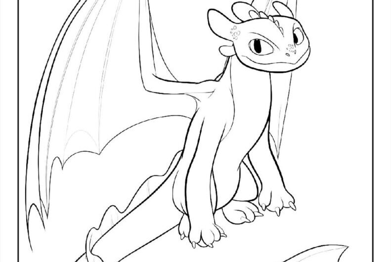 How To Train Your Dragon Coloring Pages
