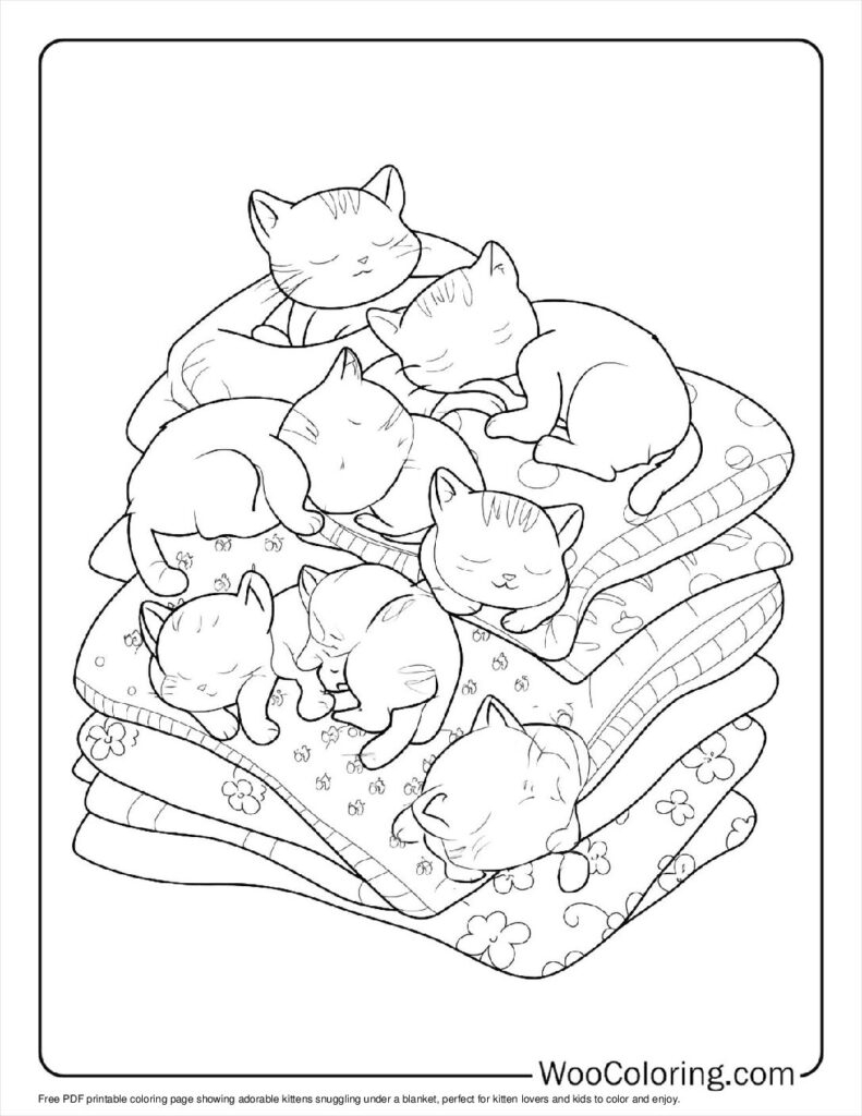 100 Kitten Coloring Pages Free PDF To Print Woo Coloring 100 Kitten Coloring Pages Free PDF To Print Woo Coloring