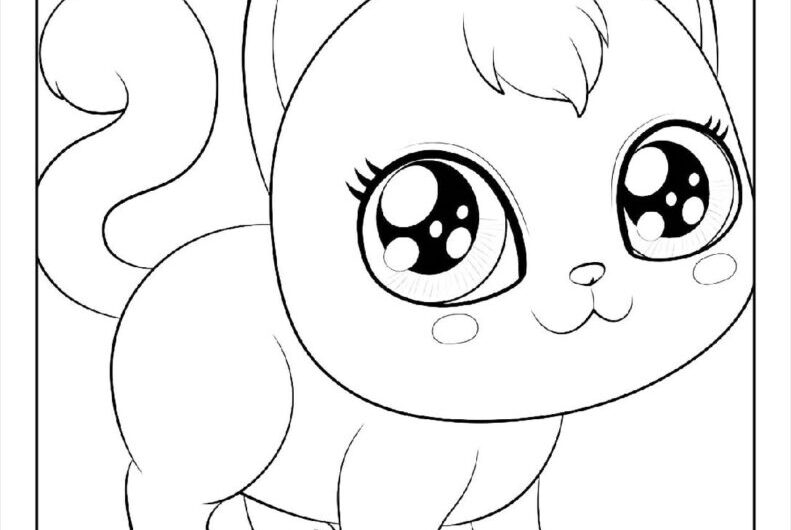 Printable Kitten Coloring Pages