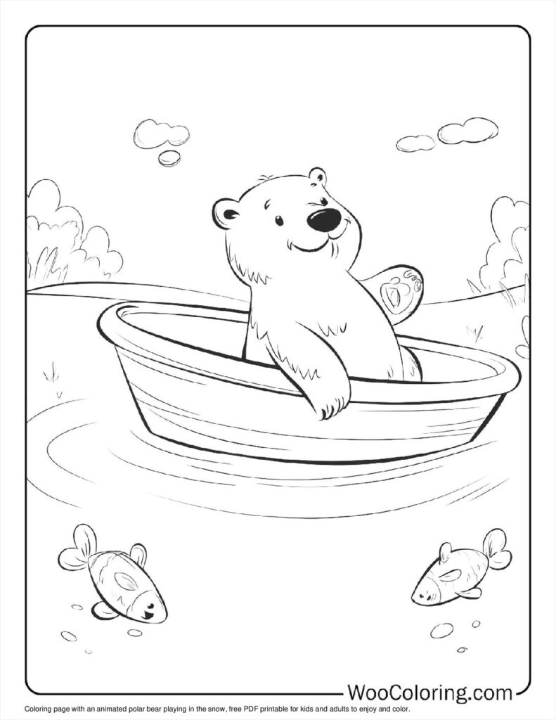100 Polar Bear Coloring Pages Free PDF To Print Woo Coloring 100 Polar Bear Coloring Pages Free PDF To Print Woo Coloring