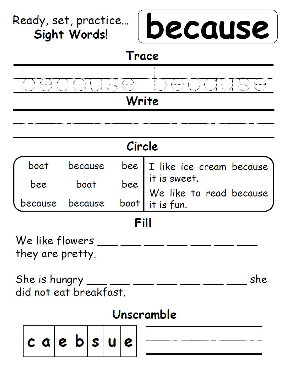 100 Sight Words Activity Workbook Miss Nerd 100 Sight Words Activity Workbook Miss Nerd
