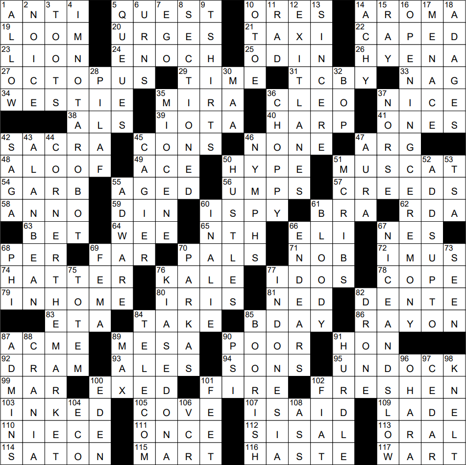 1023 22 NY Times Crossword 23 Oct 22 Sunday NYXCrossword 1023 22 NY Times Crossword 23 Oct 22 Sunday NYXCrossword