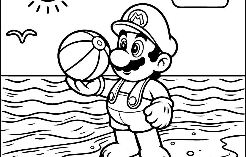 Mario Brothers Coloring Pages