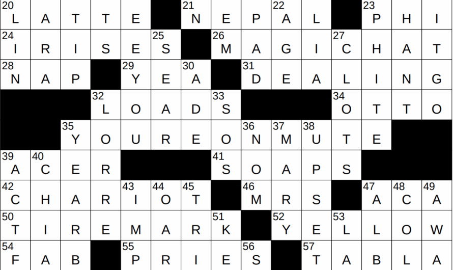 De Plume Crossword Clue