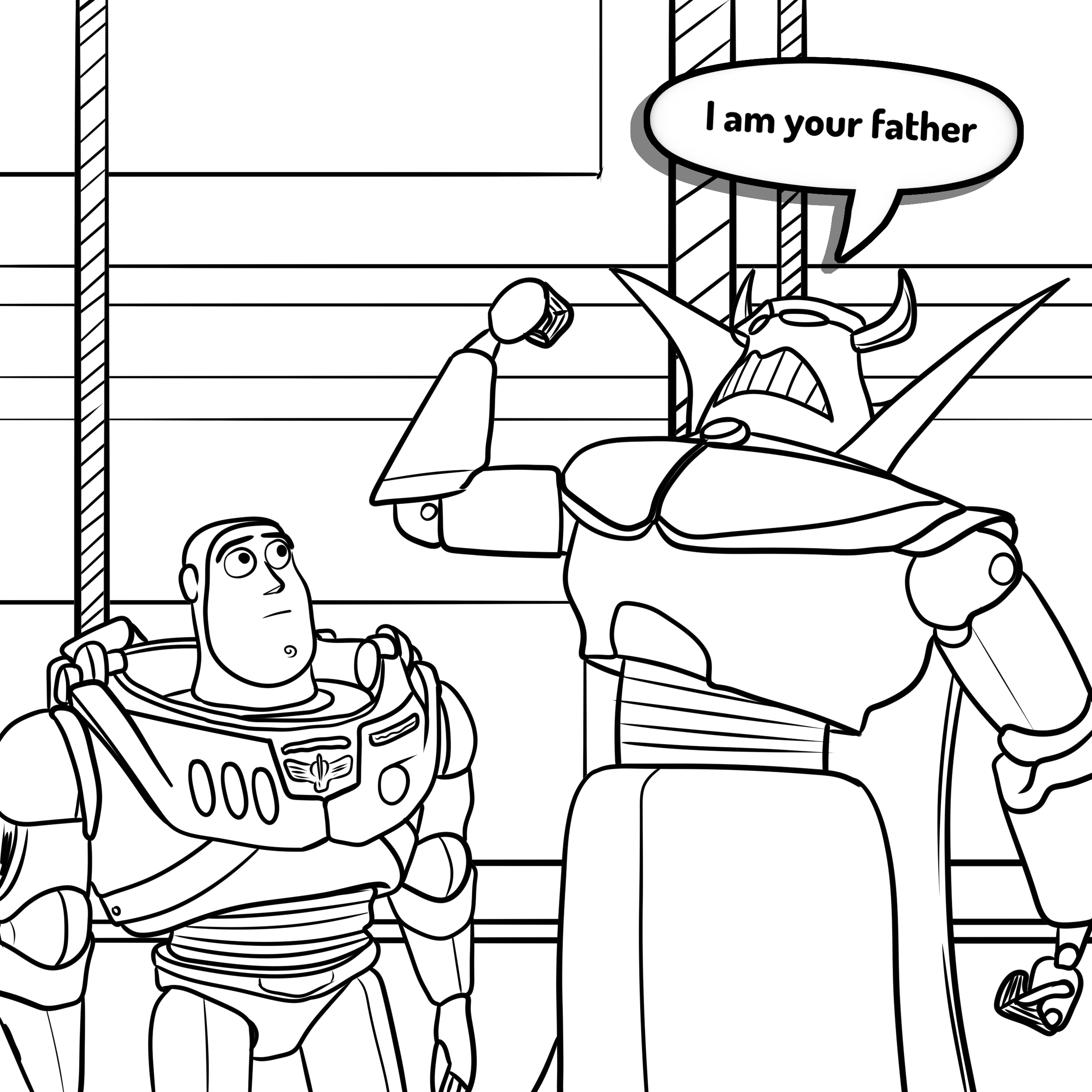 toy story buzz coloring pages