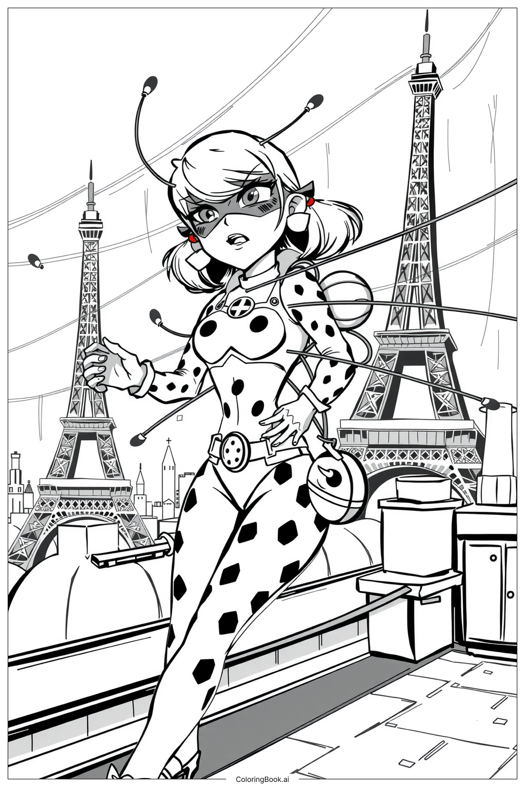 miraculous ladybug colouring pages