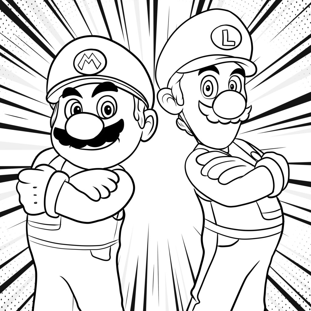super mario coloring page super mario coloring page