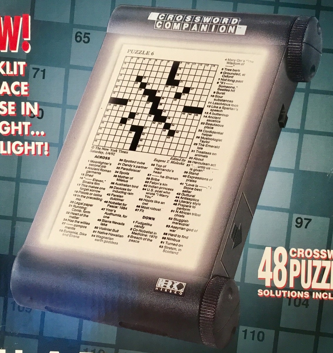 1995 Crossword Companion New York Times The Luminator Backlit New Open Box EBay 1995 Crossword Companion New York Times The Luminator Backlit New Open Box EBay
