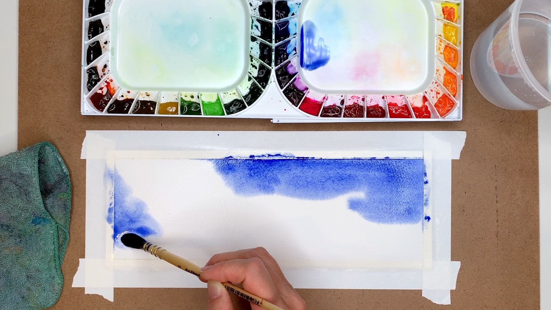 2 Ways To Watercolor Blue Skies And One Important Lesson Susan Chiang 2 Ways To Watercolor Blue Skies And One Important Lesson Susan Chiang