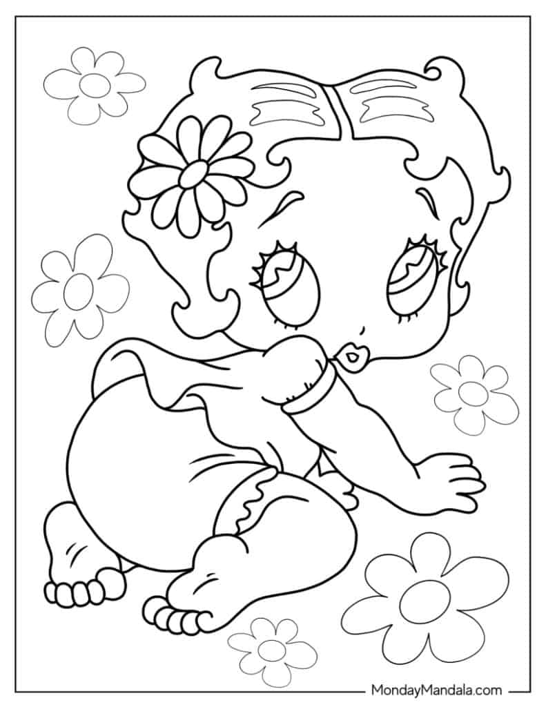 20 Betty Boop Coloring Pages Free PDF Printables 20 Betty Boop Coloring Pages Free PDF Printables