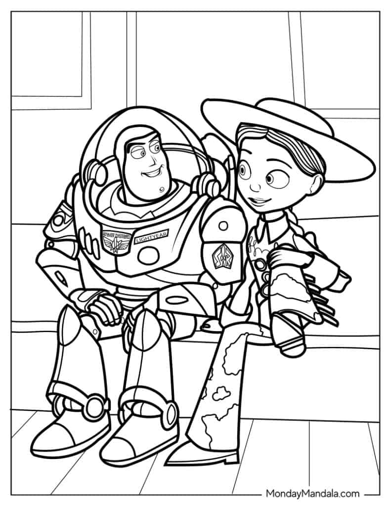 20 Buzz Lightyear Coloring Pages Free PDF Printables 