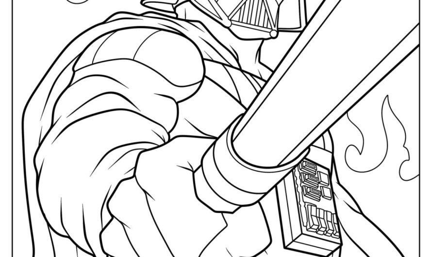 Darth Vader Coloring Page