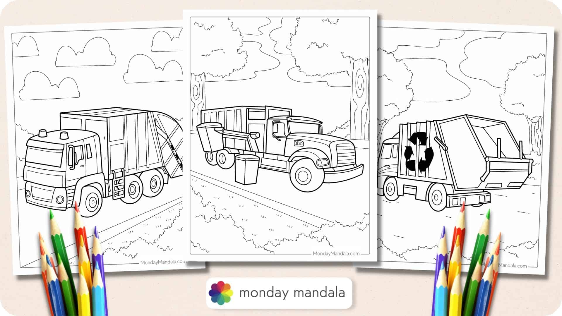 20 Garbage Truck Coloring Pages Free PDF Printables 20 Garbage Truck Coloring Pages Free PDF Printables