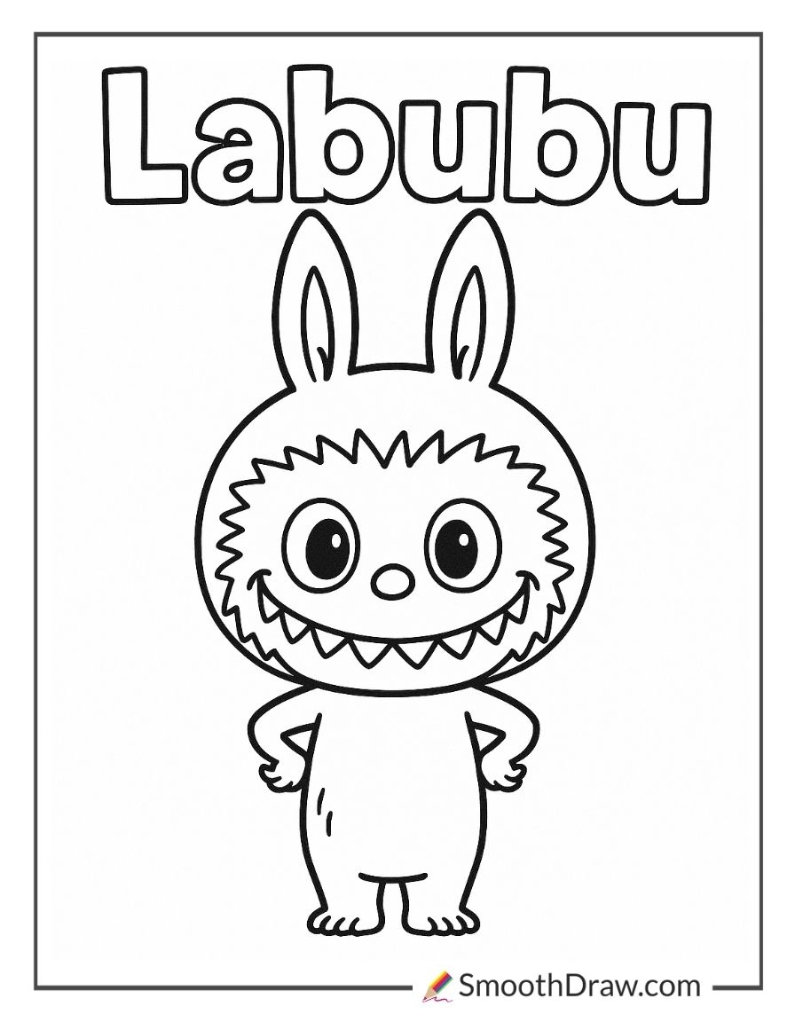 20 Labubu Coloring Pages Free PDF Printables Smooth Draw