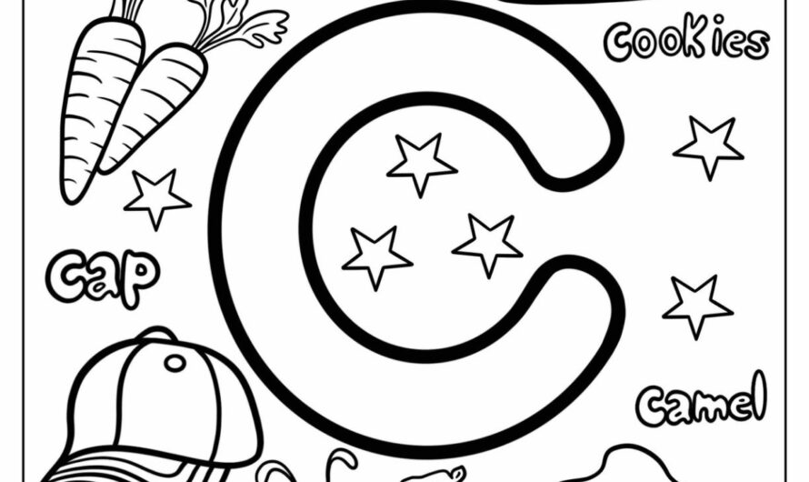 Letter C Coloring Sheet