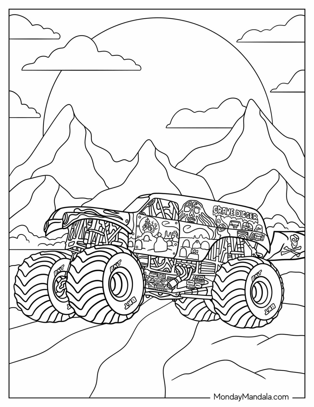 20 Monster Jam Coloring Pages Free PDF Printables 20 Monster Jam Coloring Pages Free PDF Printables