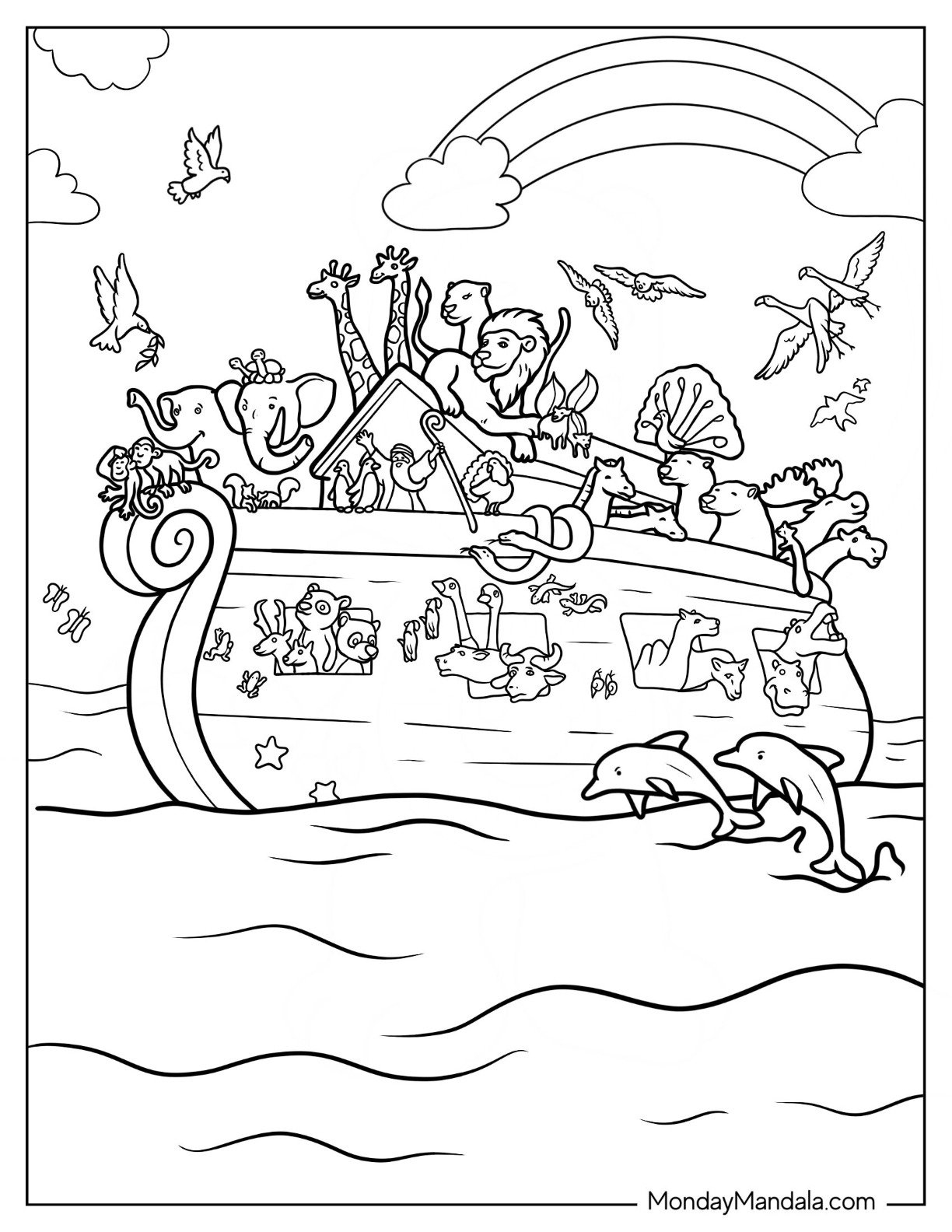20 Noah s Ark Coloring Pages Free PDF Printables 20 Noah s Ark Coloring Pages Free PDF Printables