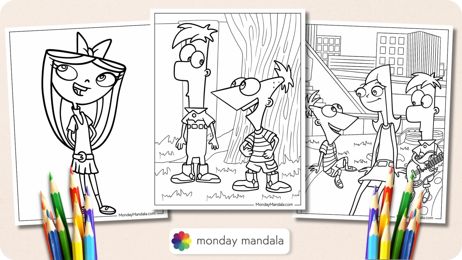 20 Phineas And Ferb Coloring Pages Free Printables 20 Phineas And Ferb Coloring Pages Free Printables