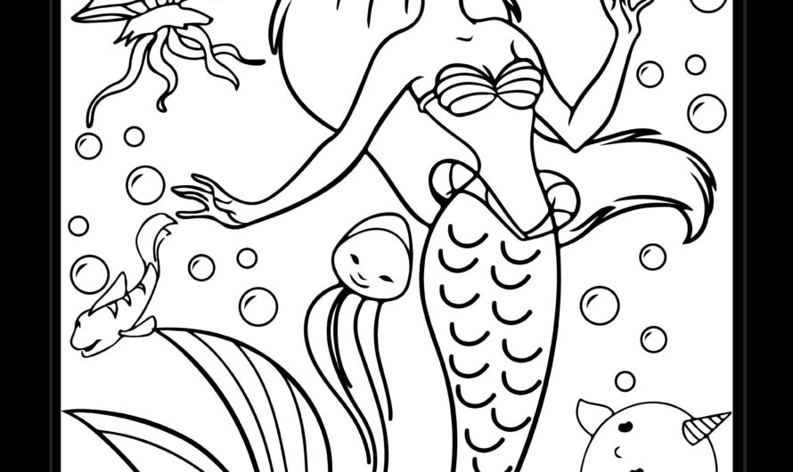 Mermaid Coloring Sheets Printable