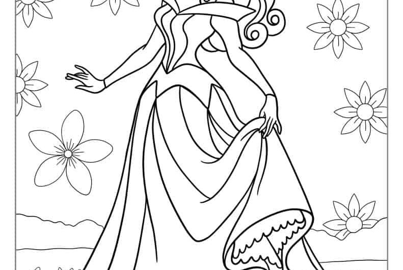 Sleeping Beauty Coloring Pages