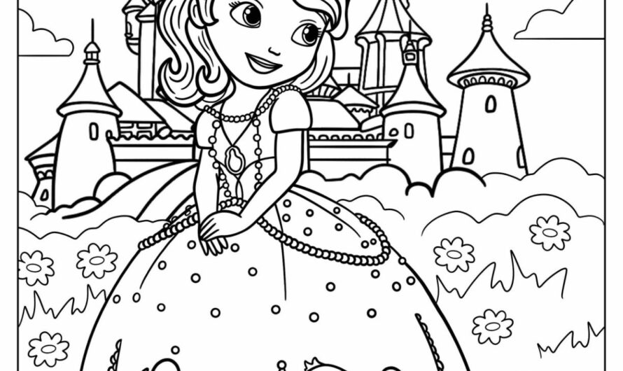 Sofia The First Pictures To Color