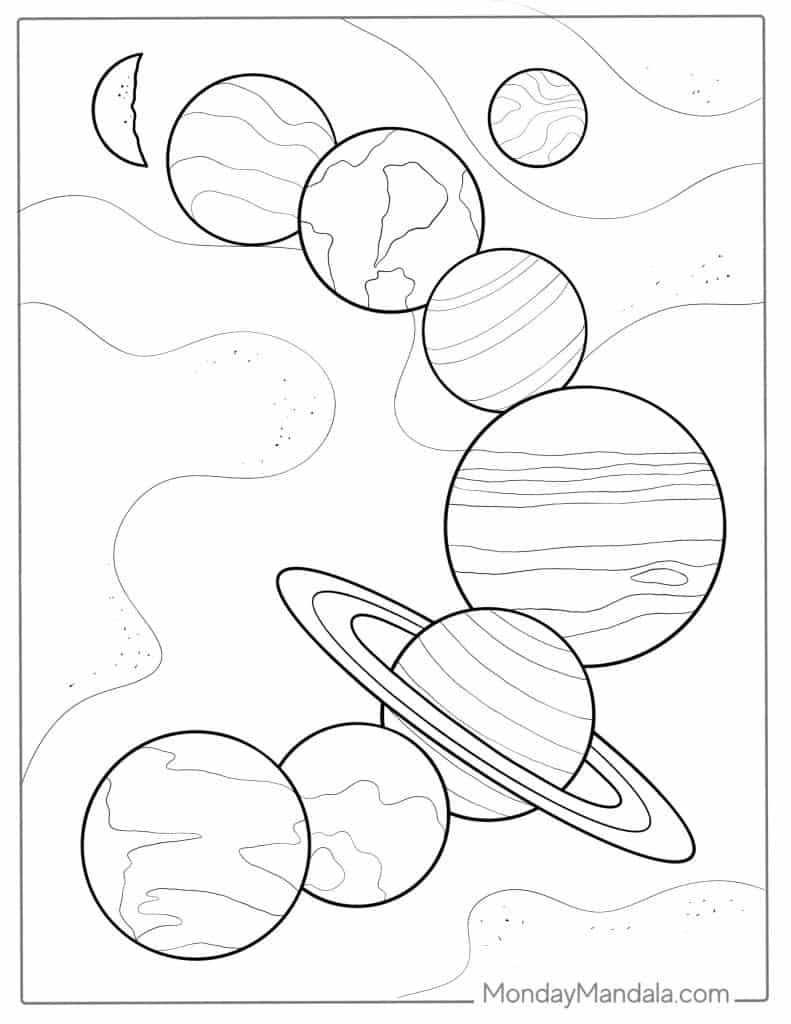 20 Solar System Coloring Pages Free PDF Printables 20 Solar System Coloring Pages Free PDF Printables