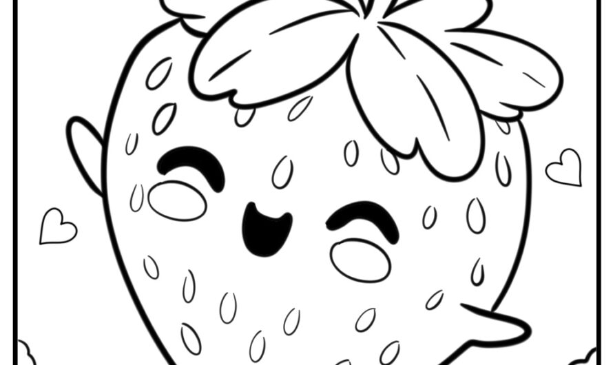 Coloring Pages For Strawberry