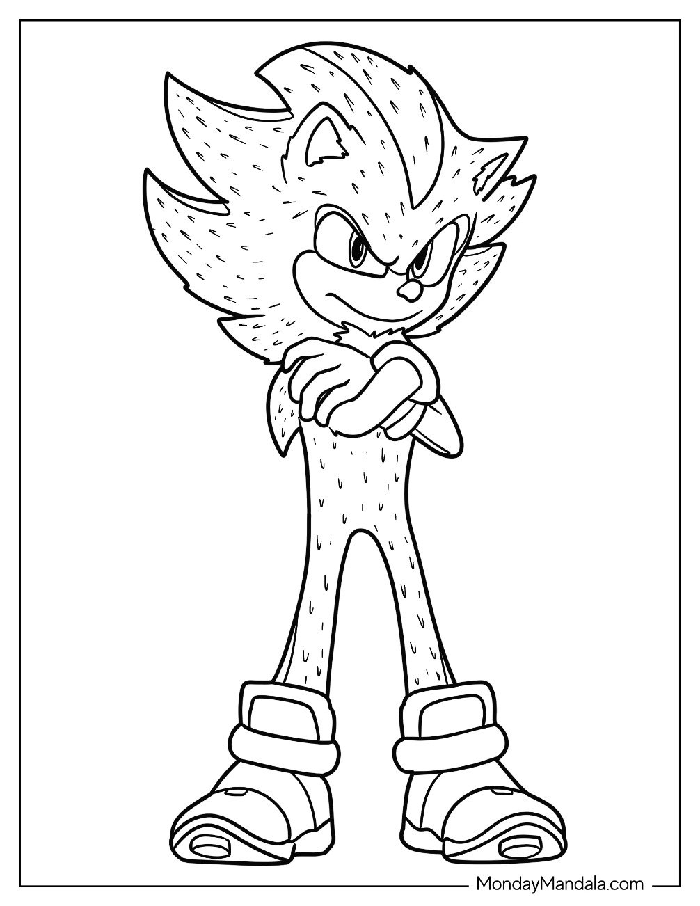 super sonic coloring page super sonic coloring page