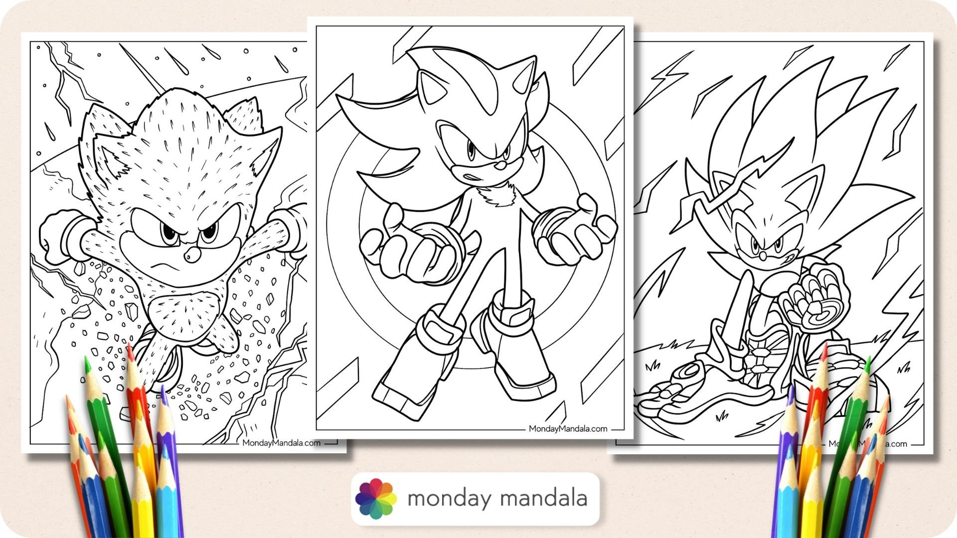 coloring pages of super sonic coloring pages of super sonic