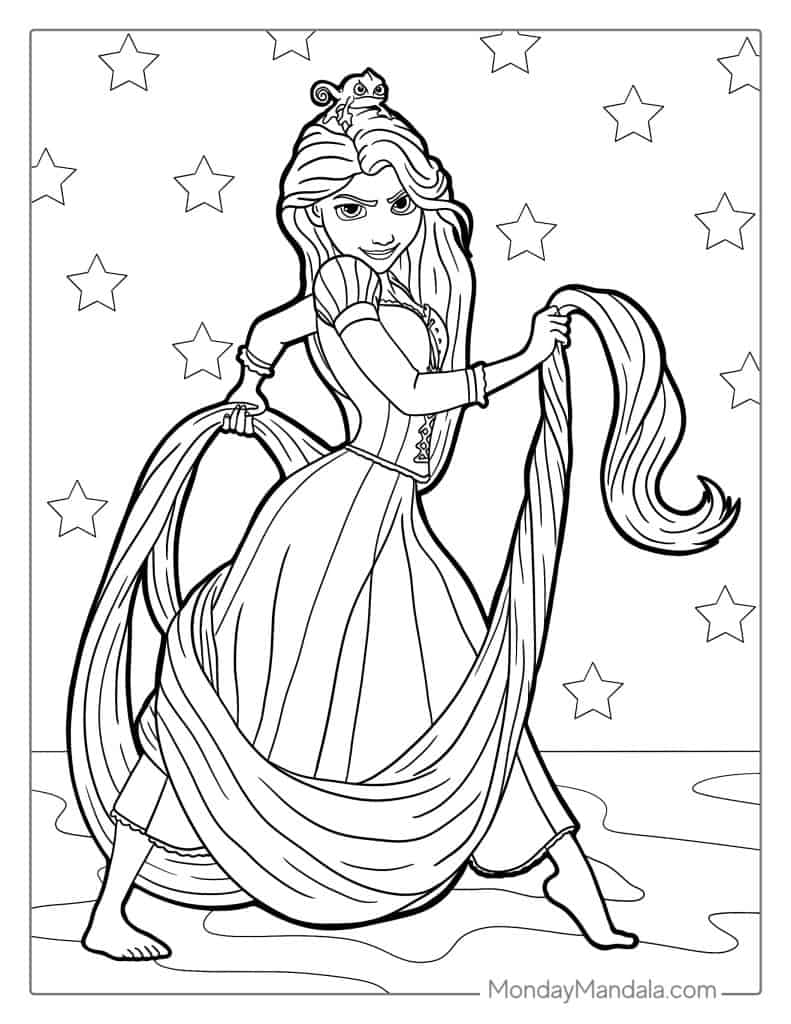 disney princess rapunzel coloring pages disney princess rapunzel coloring pages