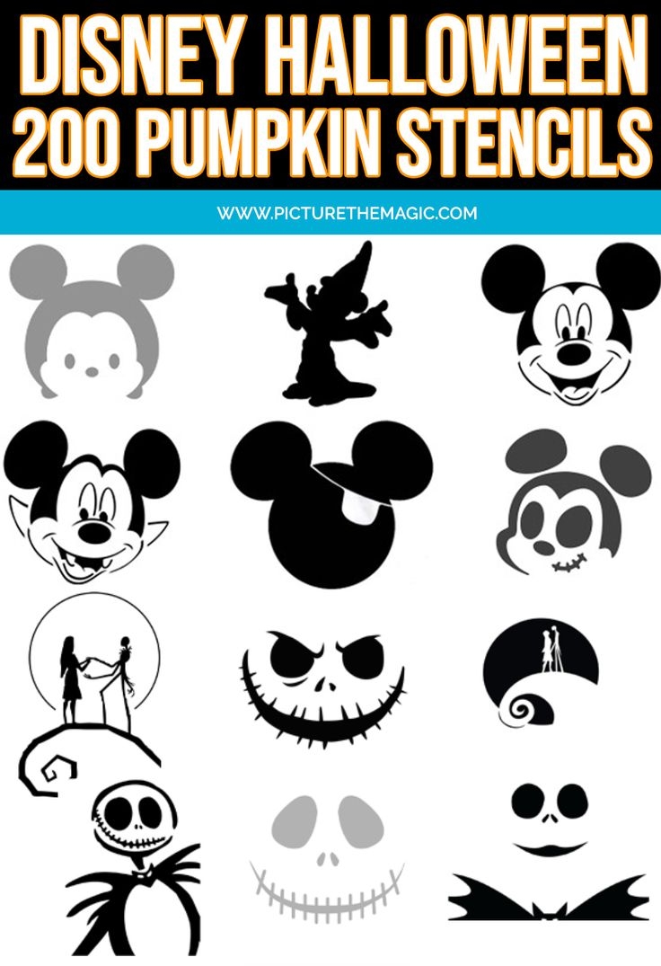 200 Disney Pumpkin Stencils 200 Disney Pumpkin Stencils