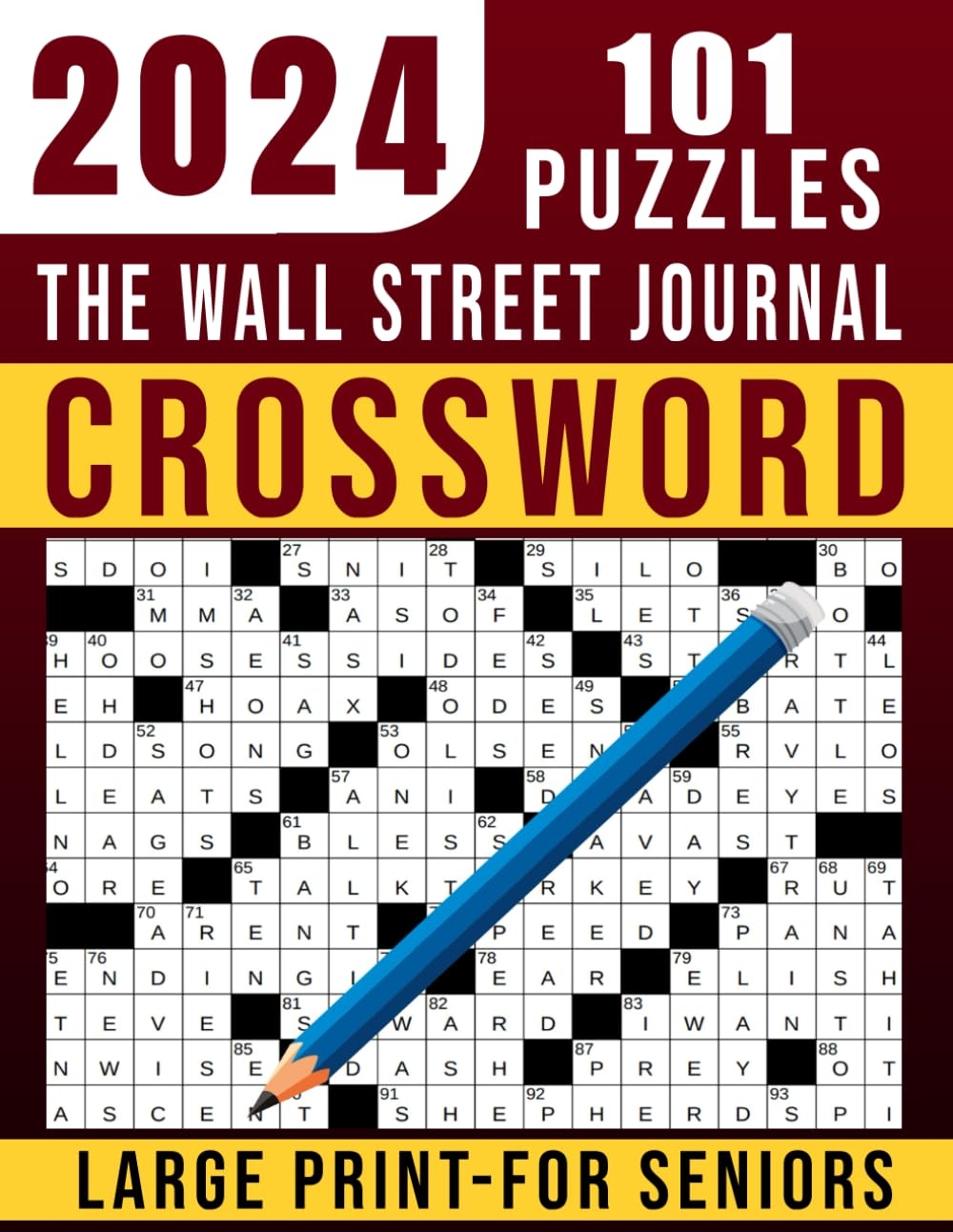 2024 The Wall Street Journal Crossword Puzzles For Seniors Large Print 101 Easy To Medium Puzzles Book With Solutions Amazon co uk Publisher Hilbert Vandervort 9798883449801 Books 2024 The Wall Street Journal Crossword Puzzles For Seniors Large Print 101 Easy To Medium Puzzles Book With Solutions Amazon co uk Publisher Hilbert Vandervort 9798883449801 Books