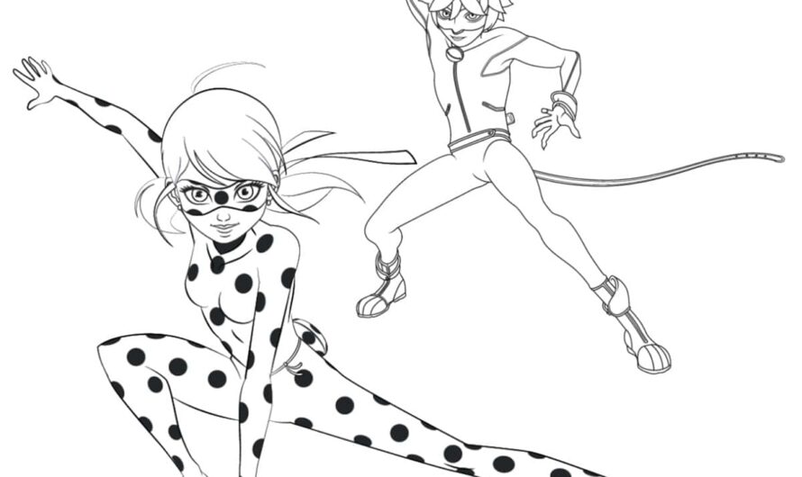 Miraculous Ladybug Colouring Pages