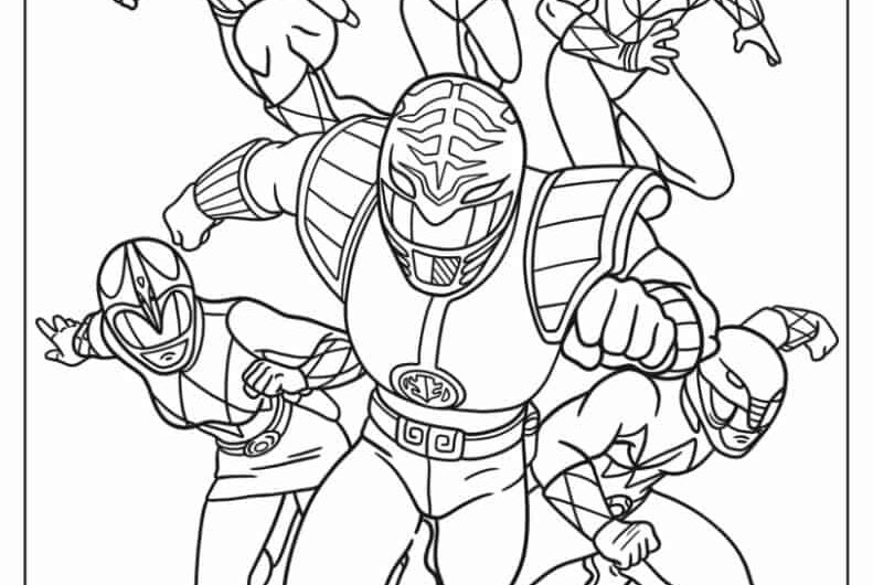 Power Ranger Coloring Pages